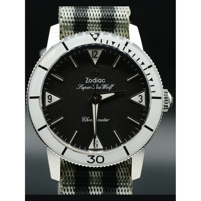Zodiac Super Sea Wolf Topper Limited Edition "White Wolf" ZO9208 210000021783 kol saati