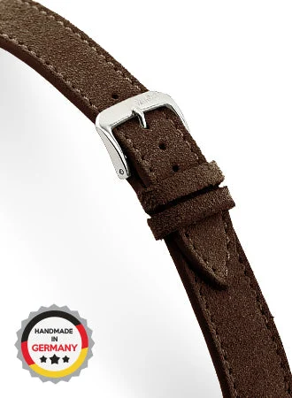 RIOS Leather Strap Franklin - Mocha - Genuine Suede 15207/RI kol saati