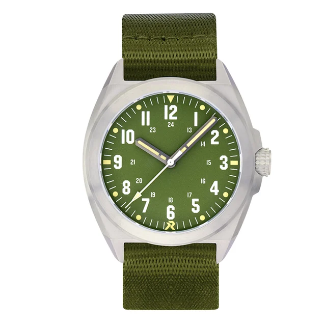 RZE Valour VALOUR 38 - Spruce Green-nylon kol saati