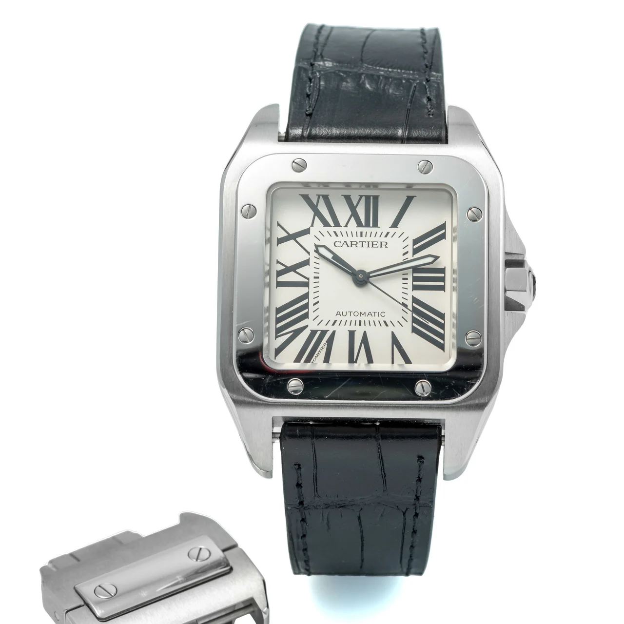 Cartier CARTIER REF. 738039CE, SANTOS 100XL, STAINLESS STEEL kol saati