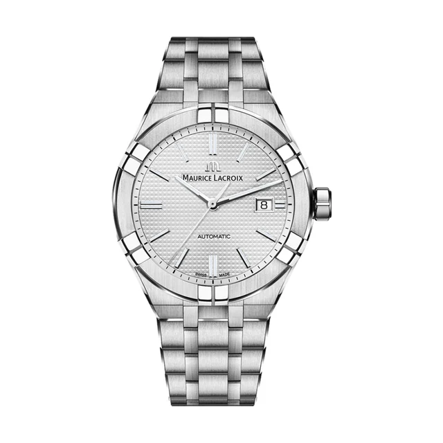 Maurice Lacroix AIKON Automatic Date 42mm - Silver AI6008-SS002-130-1 kol saati