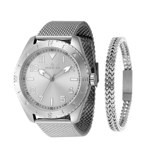 Invicta Specialty Watch - 45mm, Steel With Bracelet Set (48286) kol saati