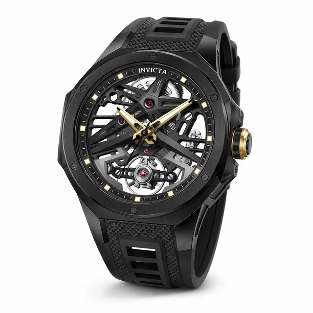 Invicta Celestial Automatic Watch - 43mm, Black with Interchangeable Strap (70103) kol saa