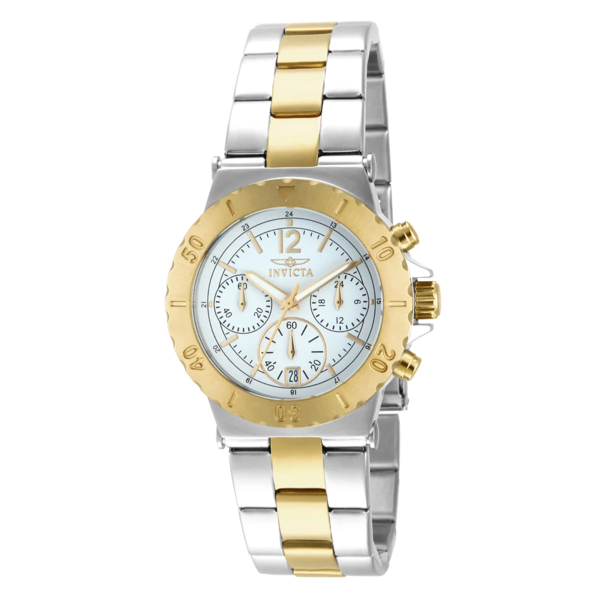 Invicta Specialty Watch - 38mm, Steel, Gold (14855) 38 mm kol saati