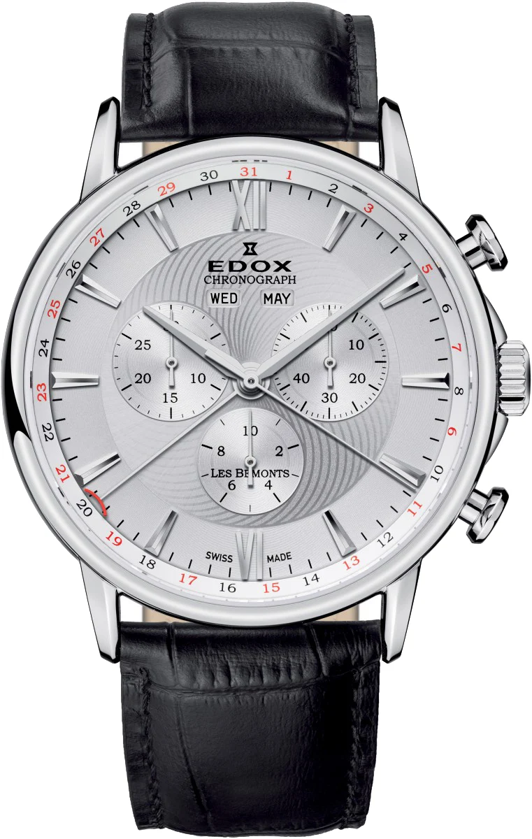 EDOX Les Bémonts ED467 44 mm kol saati