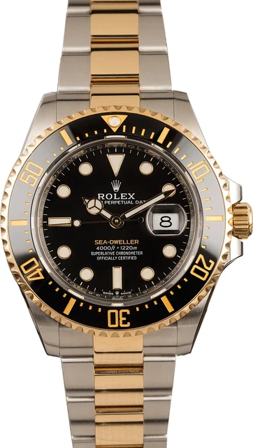 Rolex Sea-Dweller 126603 New Two Tone Model 126603BKSO kol saati