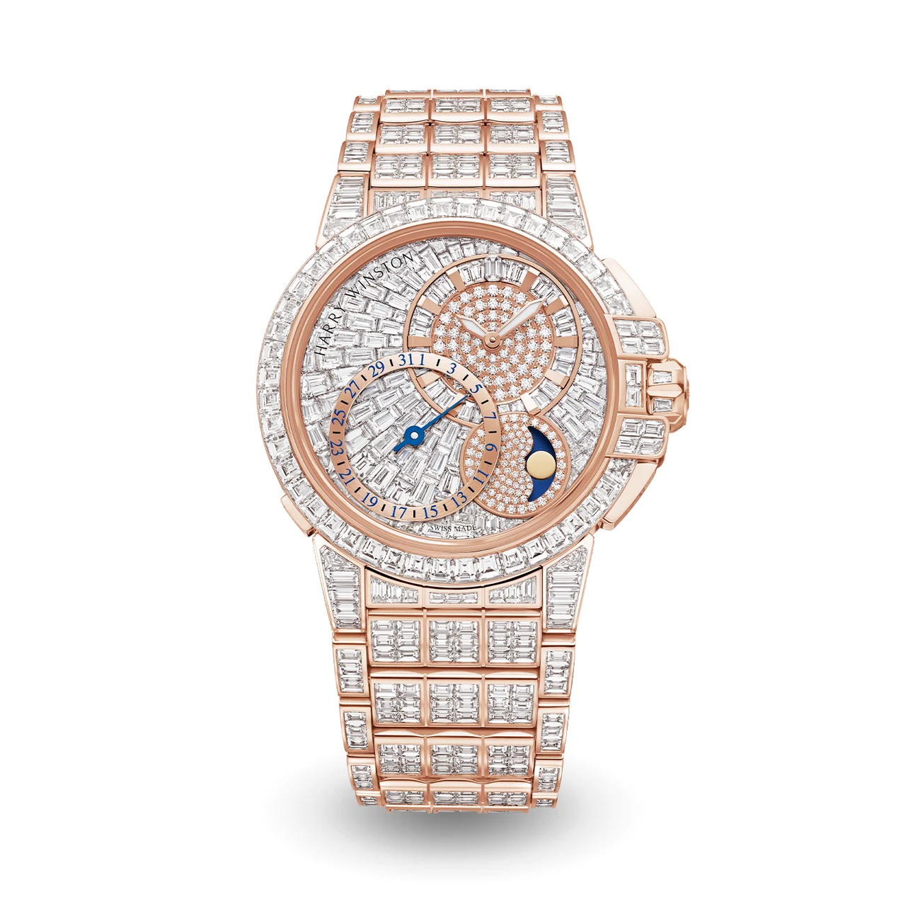 Harry Winston Ocean OCEAMP42RR004 42 mm kol saati