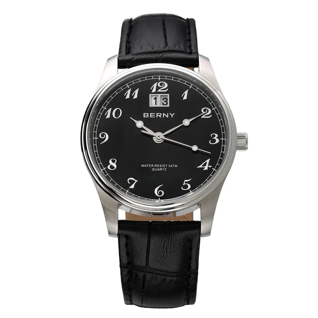 BERNY Men Quartz Classic Watch-2702M 2702M-B kol saati