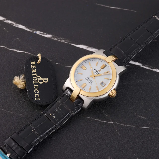Bertolucci BERTOLUCCI, REF. 884.51.49.20B, UOMO, AUTOMATIC, STAINLESS STEEL AND YELLOW GOL