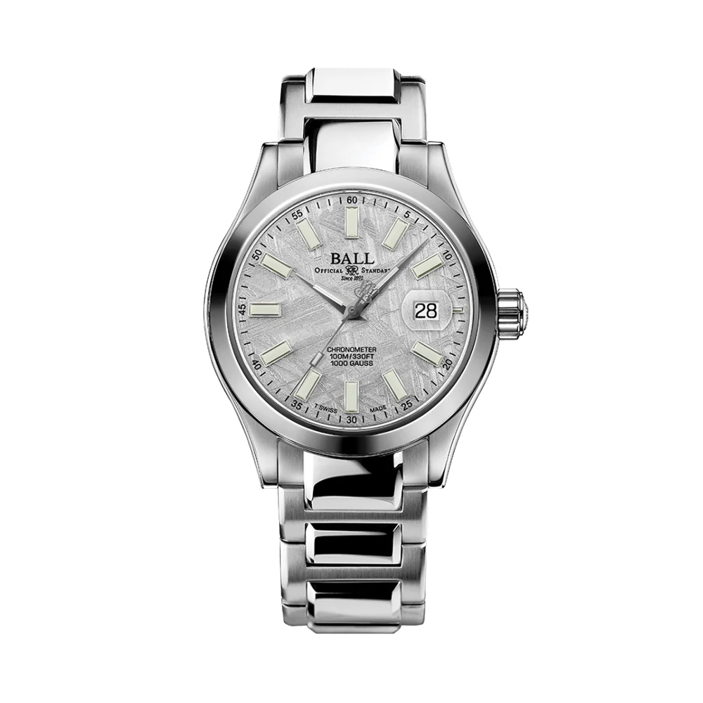 BALL Watch Engineer III Marvelight Chronometer 40mm - Meteorite on Bracelet NM9026C-S46C-MSL 40 mm kol saati