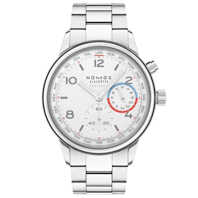 NOMOS Glashütte Club Sport Neomatic Worldtimer 792.SB kol saati