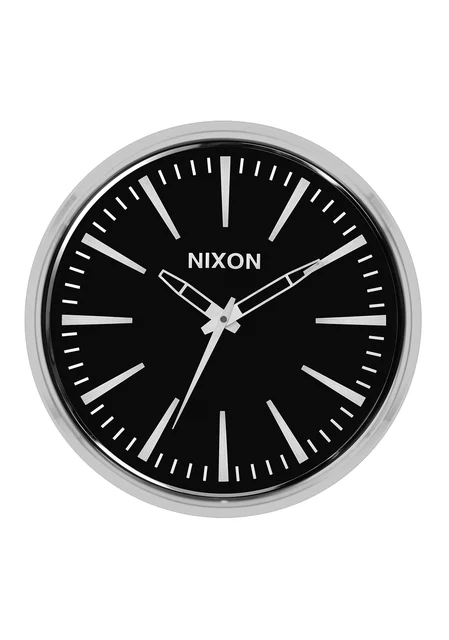 Nixon US Sentry Wall Clock - Black C3075-000-00 kol saati