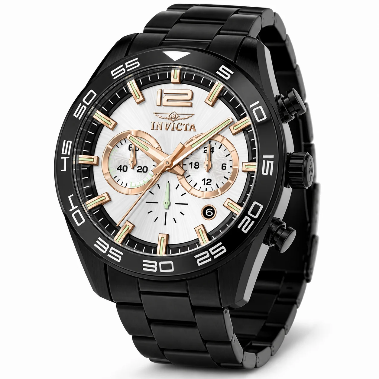 Invicta Speedway Revlock Watch - 46.5mm, Black (50862) 46.5 mm kol saati