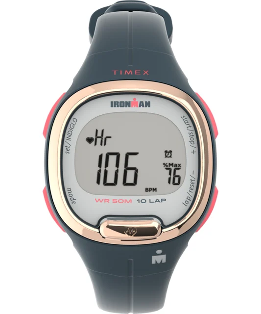 Timex Ironman HeartFIT™ Transit+ 33mm Resin Strap Activity and Heart Rate Watch TW5M48200J