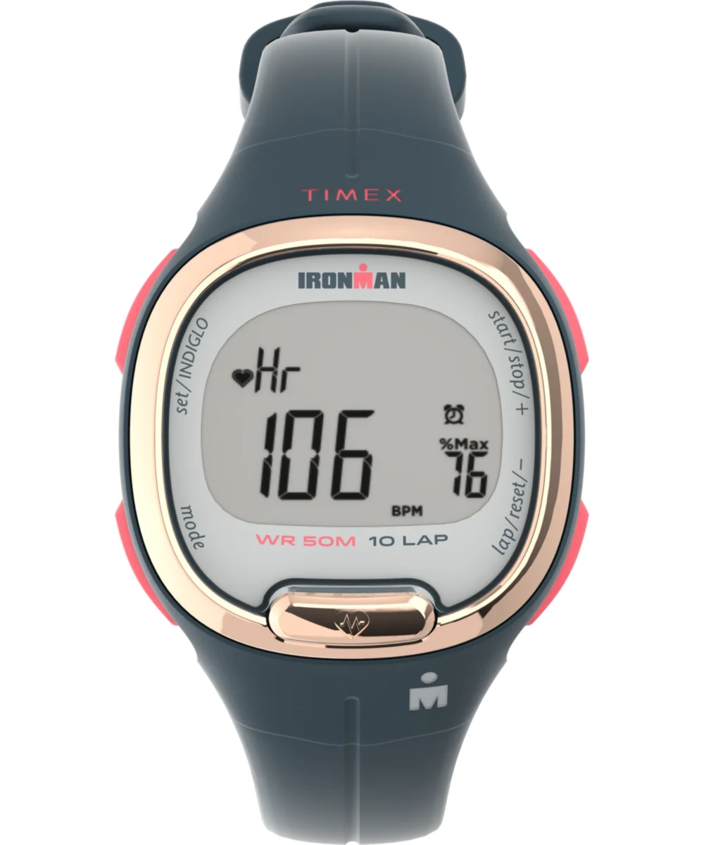 Timex Ironman HeartFIT™ Transit+ 33mm Resin Strap Activity and Heart Rate Watch TW5M48200JT 33 mm kol saati