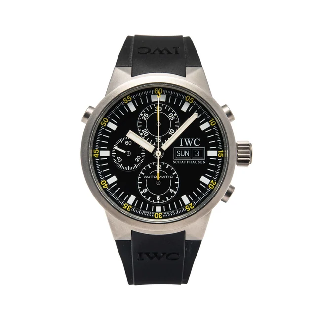 IWC IWC REF. 3715 CHRONO-RATTRAPANTE STEEL kol saati