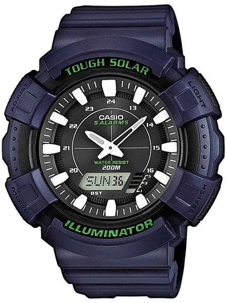 Casio Tough Solar-Light Powered World Time Chronograph Alarm #AD-S800WH-2AV kol saati