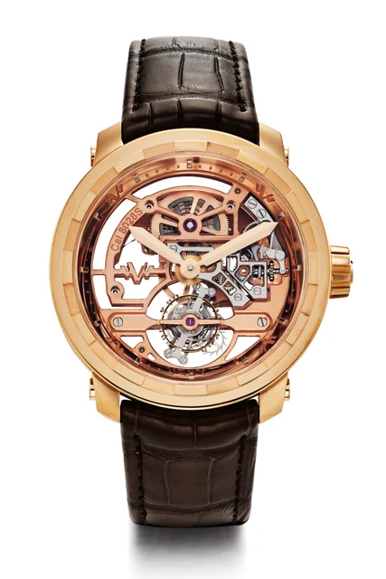 Dewitt DEWITT REF. T8.TH.008B, TWENTY 8 EIGHT SKELETON TOURBILLON 18K PINK GOLD LIMITED 24