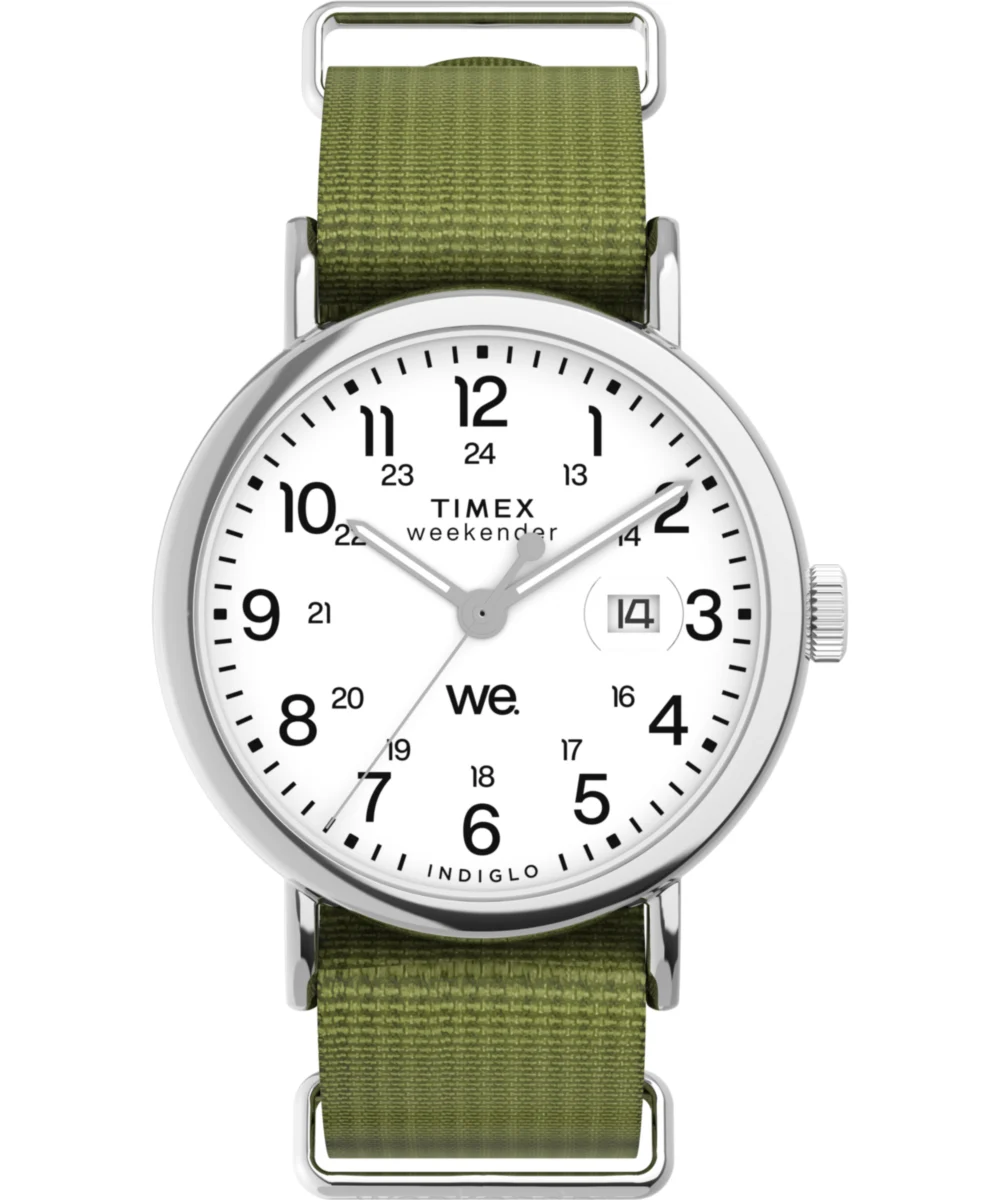 Timex Weekender 40mm Fabric Strap Watch TW2W86000 40 mm kol saati