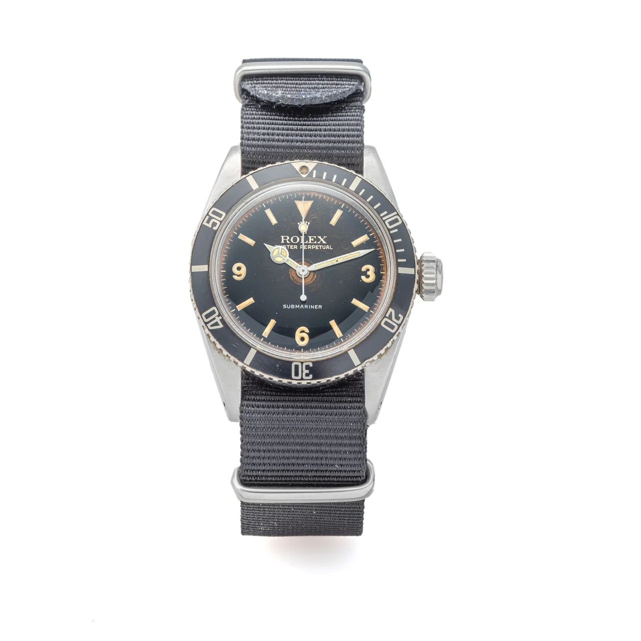 Rolex ROLEX REF 6200 TROPICAL EXPLORER DIAL STEEL 40 mm kol saati