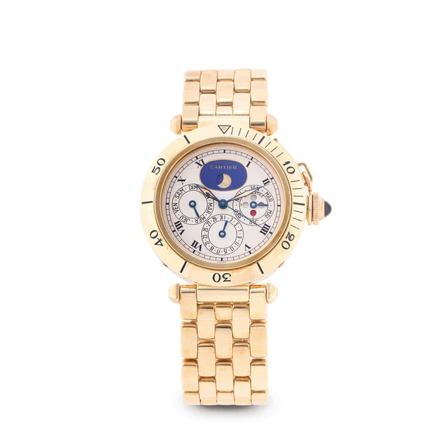 Cartier CARTIER, REF. W30004C1, PASHA PERPETUAL CALENDAR, MOONPHASE, AUTOMATIC, NO. 0001,