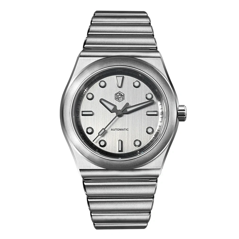San Martin Mechanical Sport Watch SN0149 圣马丁-SN149G- 金色 40 mm kol saati