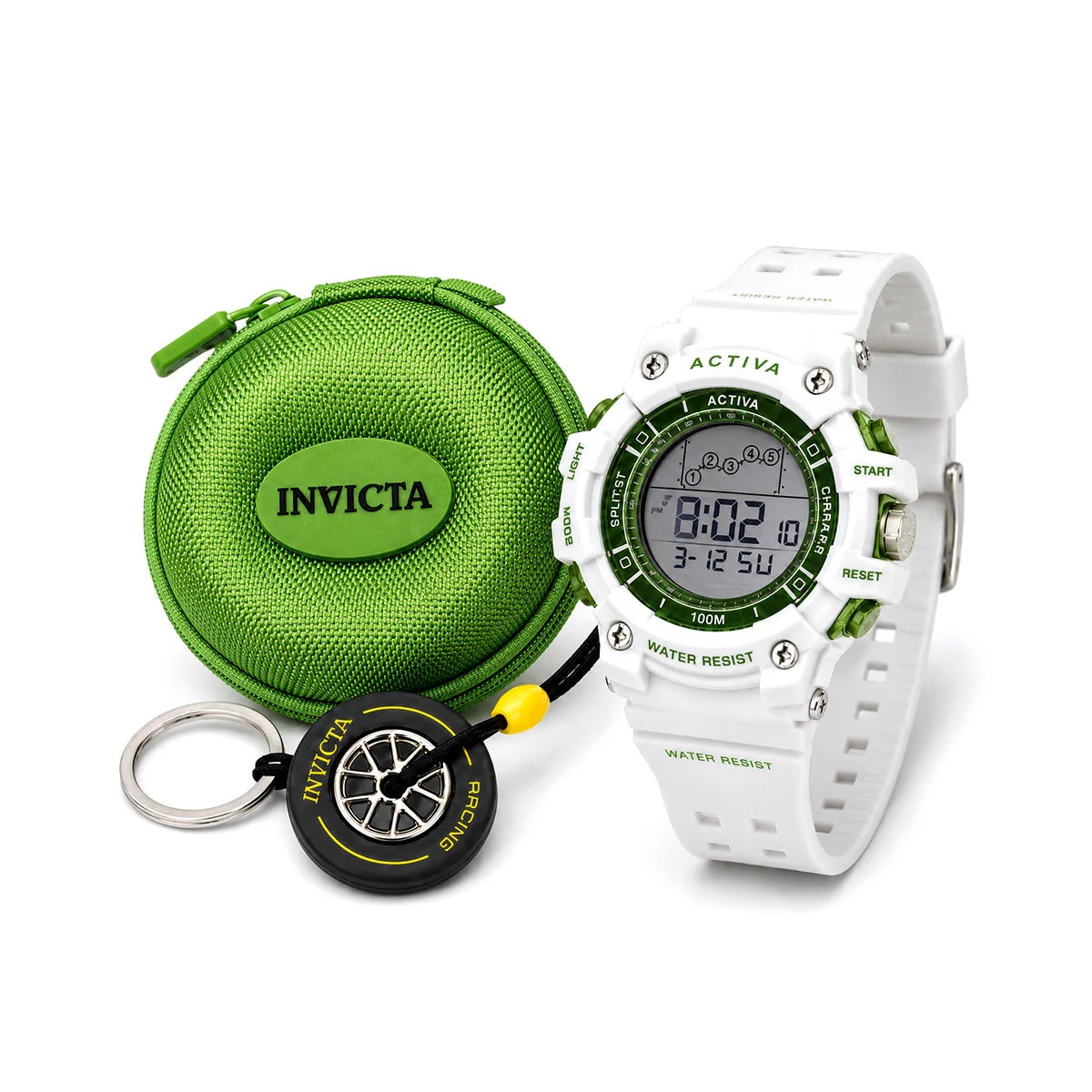 Activa Set Rally Edition X Invicta - , Watch - 50mm, White (ACW-GA-M-102) 50 mm kol saati