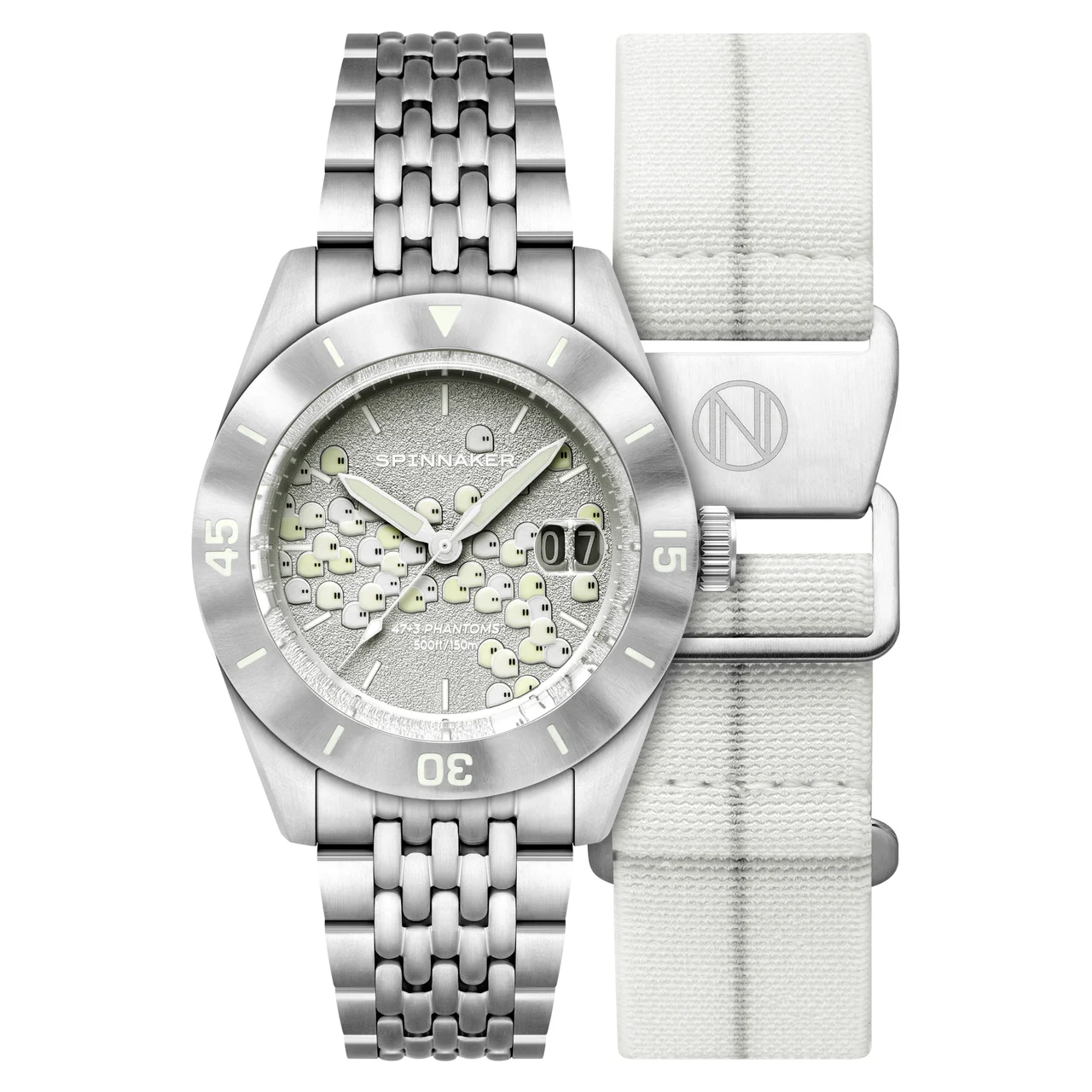 Fleuss Automatic Phantom White SP-5170-11B-P 43 mm kol saati