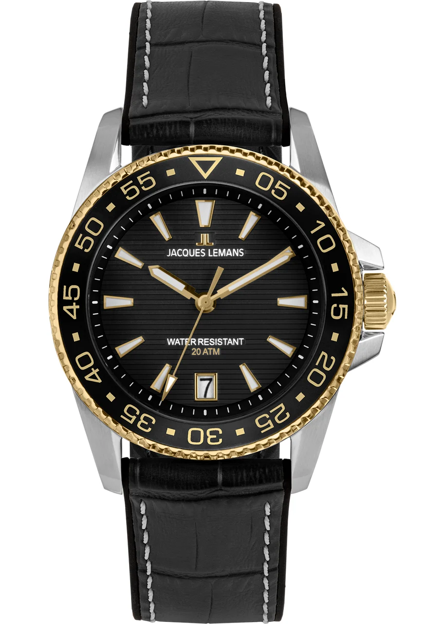 Jacques Lemans Liverpool Diver 1-2205G 41 mm kol saati