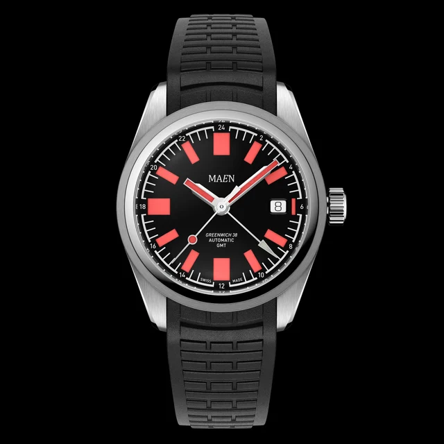 MAEN Watches Greenwich 38 Gmt - MGG.03 kol saati
