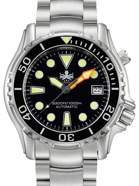 Phoibos Ocean Master Automatic Dive Watch with Sapphire Crystal #PY005C kol saati
