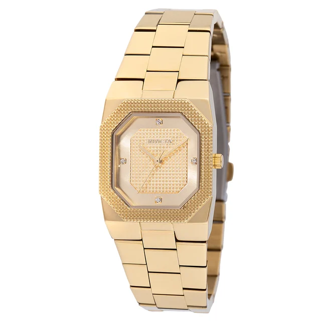 Invicta Cuadro Watch - 27mm. Gold (49866) kol saati
