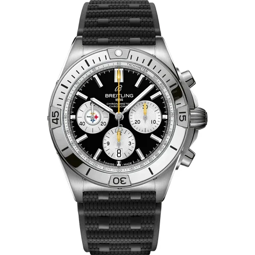 Breitling Chronomat B01 42 NFL Pittsburgh Steelers Edition AB01342B1B2S1 42 mm kol saati