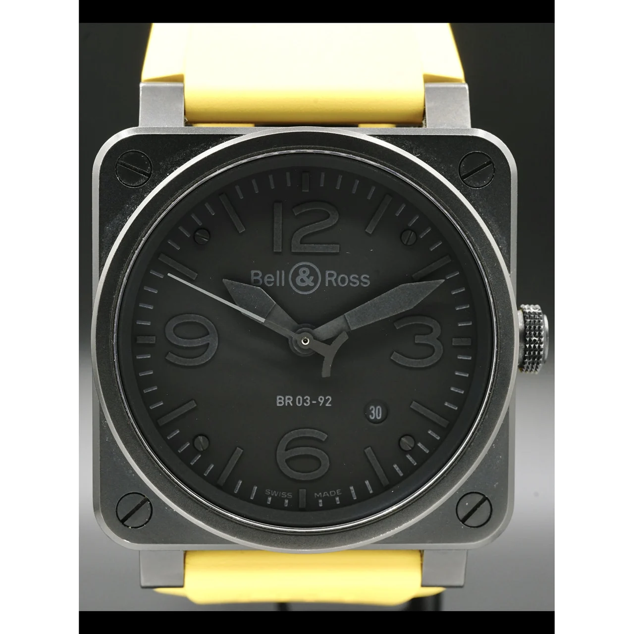 Bell & Ross Black 210000017106 42 mm kol saati