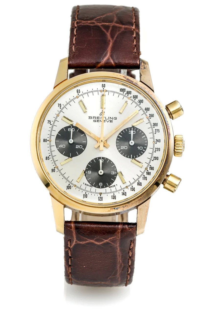 Breitling BREITLING, REF. 815.4, LONG PLAYING, GOLD PLATED, NEW OLD STOCK kol saati