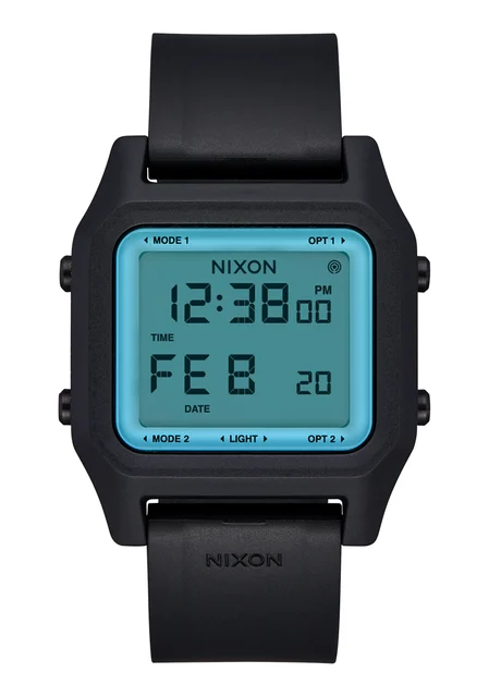 Nixon US Staple - Black / Aqua Positive A1309-5071-00 kol saati