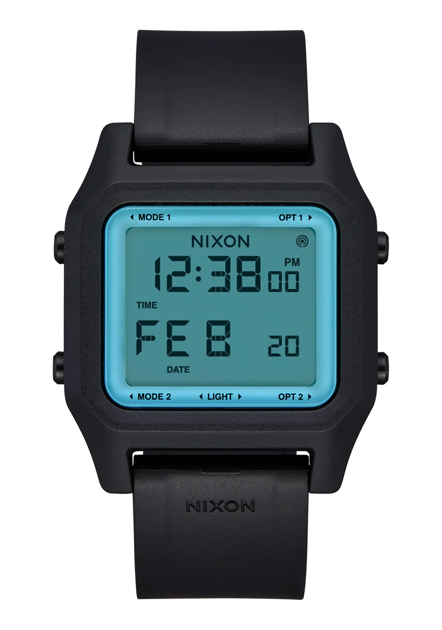 Nixon US Staple - Black / Aqua Positive A1309-5071-00 39 mm kol saati