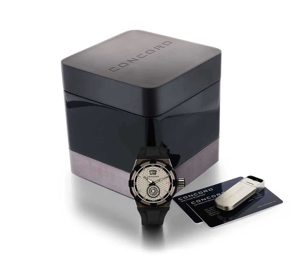 Concord CONCORD, REF. 0320010, C1 BIG DATE, STEEL kol saati