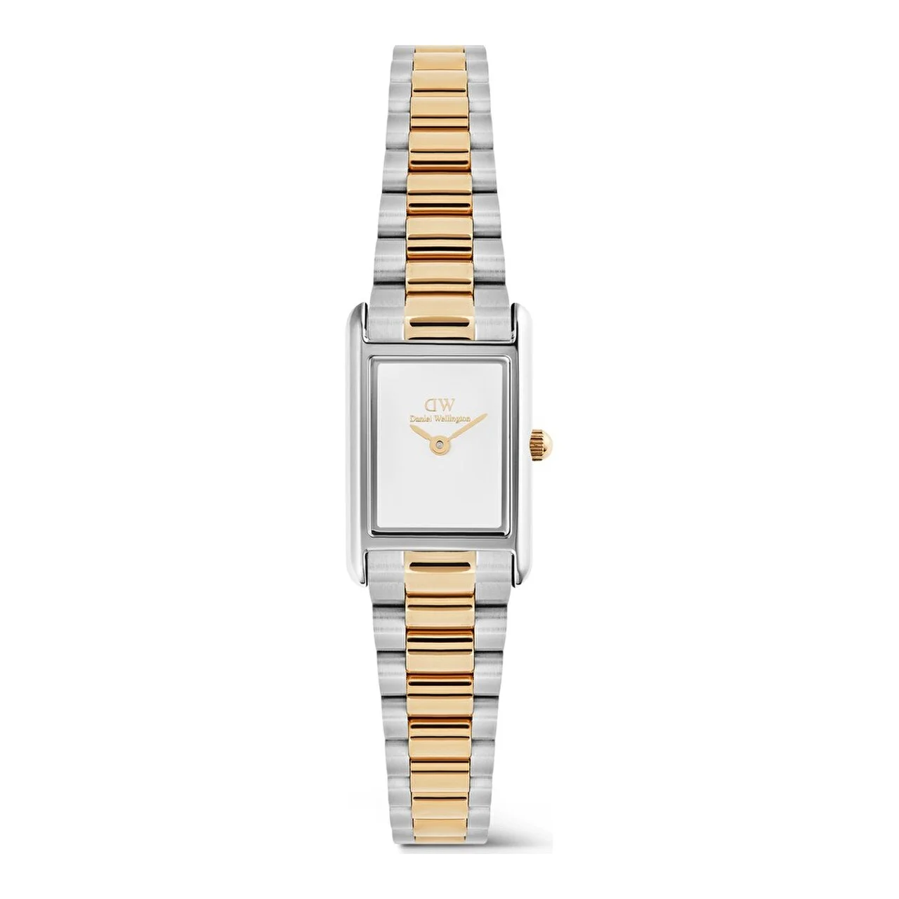 DANIEL WELLINGTON Bound Mini 3-Link White Two Tone Rose G DW00600933 17 mm kol saati