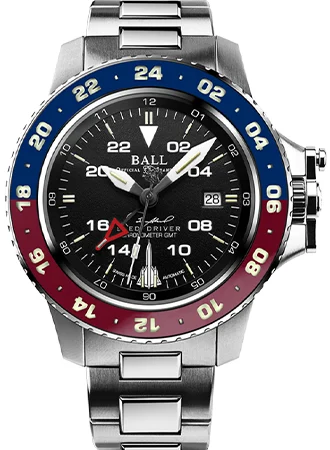 Ball Watch Co. Engineer Hydrocarbon AeroGMT Sled Driver Blue/Red - Ltd Ed 199pcs Ref. DG20