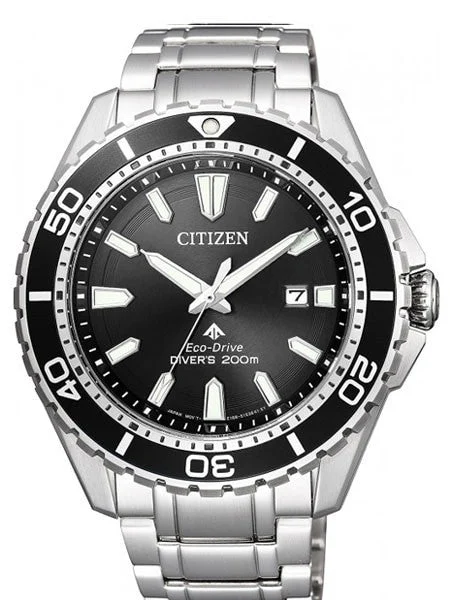 Citizen Eco-Drive Promaster 200 Meter Scuba Diver Watch with Bracelet #BN0190-82E kol saat