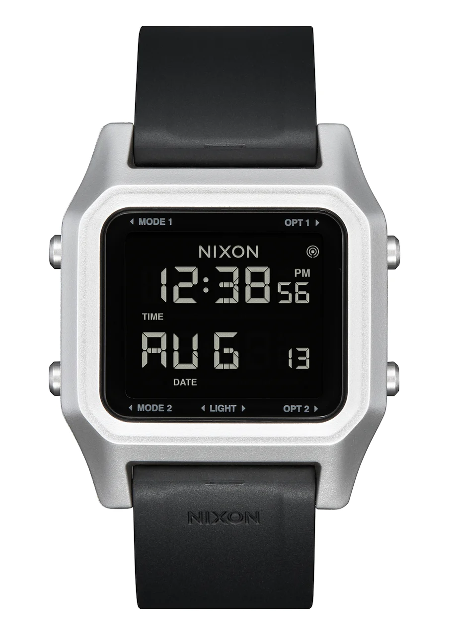 Nixon US Staple - Silver / Black A1309-625-00 39 mm kol saati