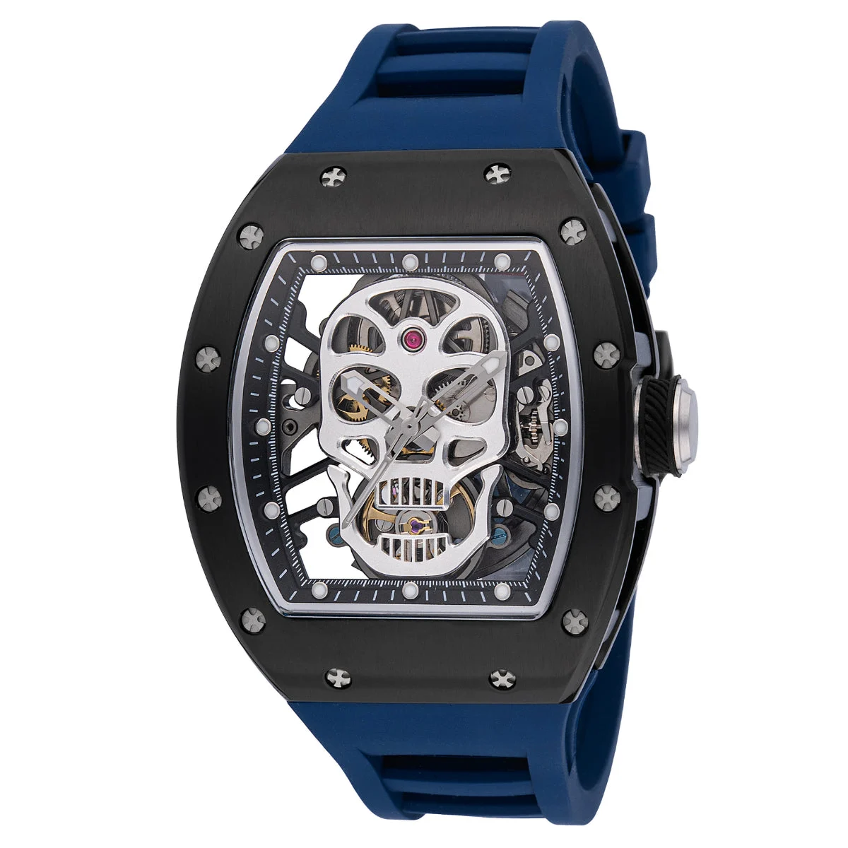 Invicta Rally Automatic Crestpath Automatic Watch w/ Skeleton Dial - 41mm. Blue (49023) 41 mm kol saati