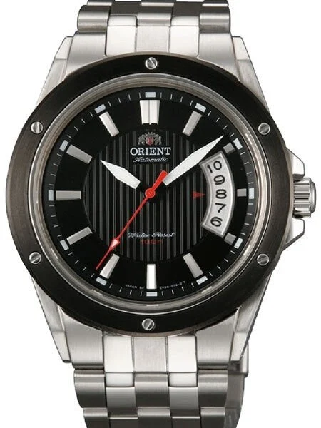 Orient Advancer Automatic Sport Watch with a Black Dial and Open Date Window #ER28004B kol