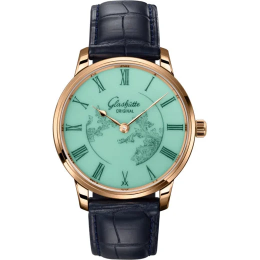 Glashutte Original Glashütte Original 1-36-16-02-05-01 Senator Meissen 40 mm kol saati