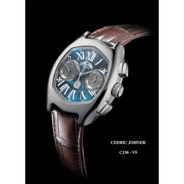 Cedric Johner Iconic Abyss Chronograph Limited Edition 30th Anniversary Light Blue dial CJ
