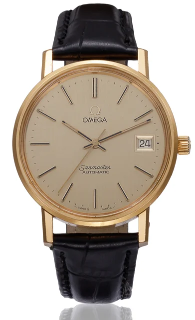 OMEGA OMEGA REF. 166.0202, SEAMASTER, STEEL AND GOLD PLATED kol saati
