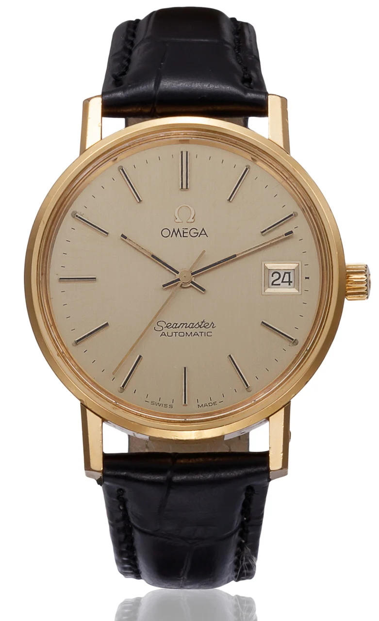 OMEGA OMEGA REF. 166.0202, SEAMASTER, STEEL AND GOLD PLATED kol saati