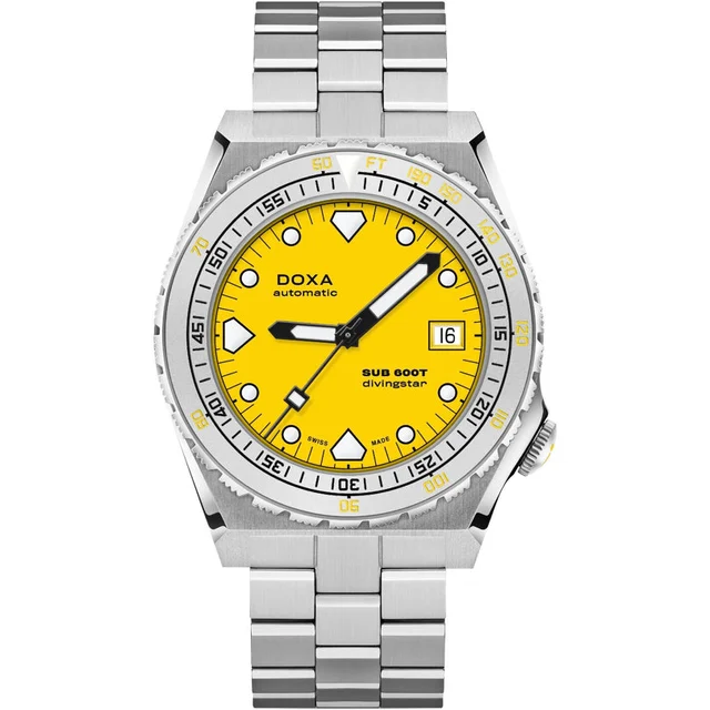 Doxa Sub 600T Divingstar 862.10.361.10 on Bracelet kol saati