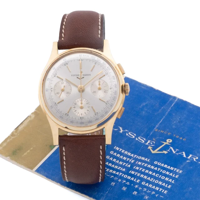 Ulysse Nardin ULYSSE NARDIN, REF. 7534, ORIGINAL WARRANTY, YELLOW GOLD kol saati